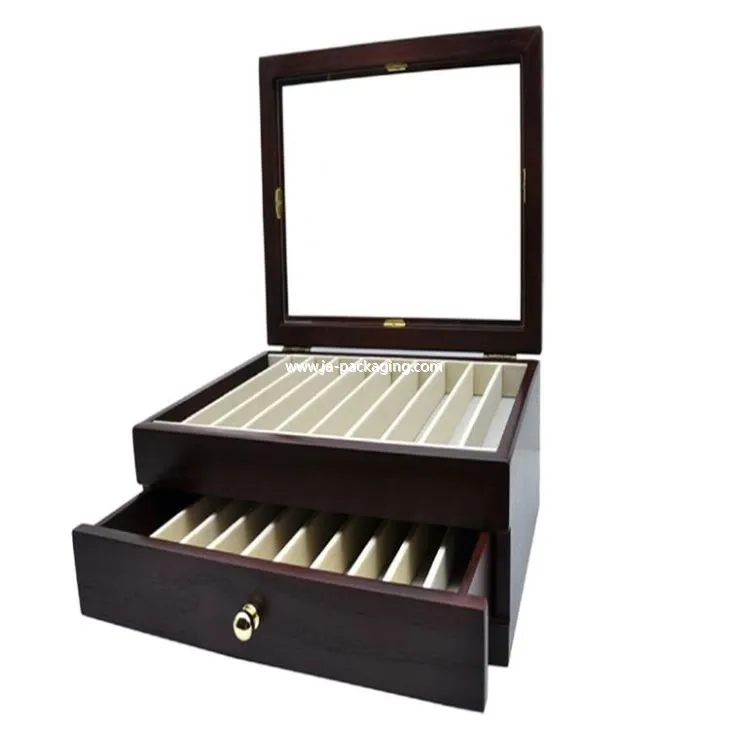 תיבת אוסף עט חום אדום